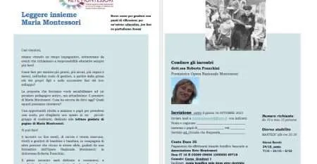 Locandina leggere genitori