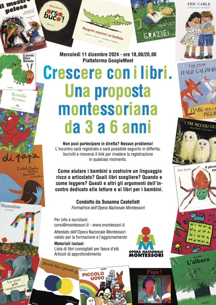 Locandina Crescere con i libri 3-6 2024