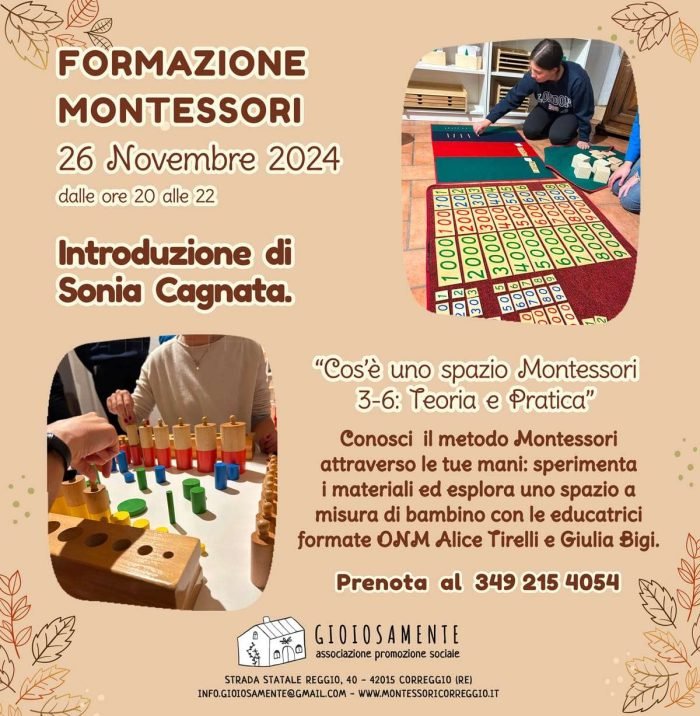 EVENTO MONTESSORI 26-11-2024