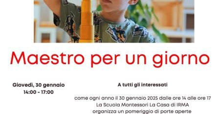 Scuola Montessori Irma_maestroperungiorno_30gennaio_