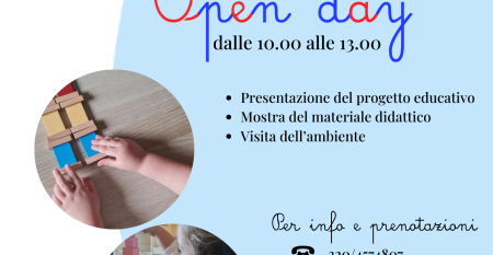 volantino Open day Primi Sorrisi