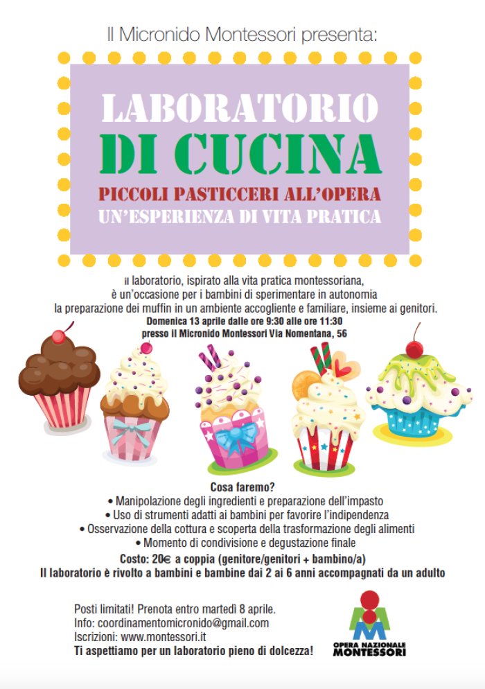Locandina Laboratorio di cucina