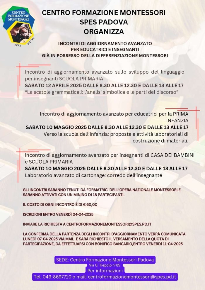 Locandina corsi avanzati Montessori_Padova_page