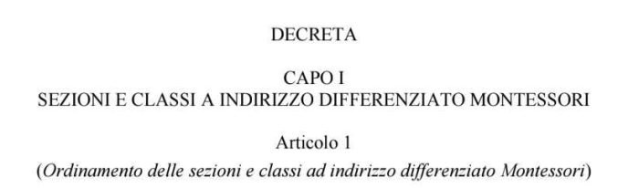 Decreto ministeriale