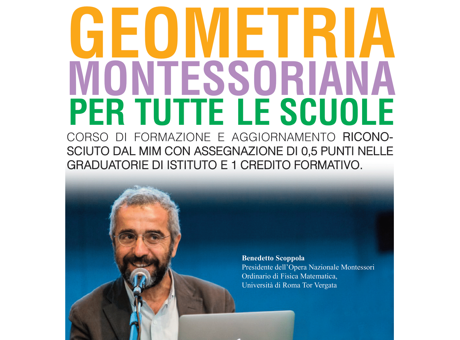 Locandina Geometria Benedetto Scoppola