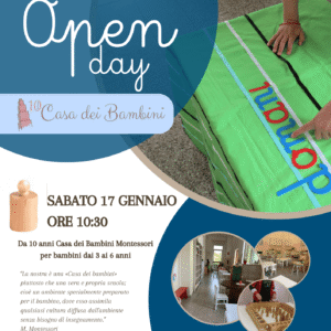 Sommo (PV), 17 gennaio 2026: Open day Casa dei Bambini