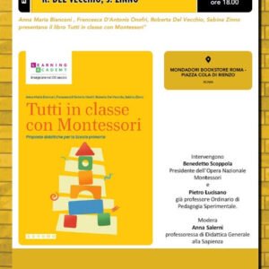 Roma, 30 gennaio 2026: presentazione del libro “Tutti in classe con Montessori”