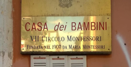 Targa Casa dei bambini via dei&nbsp;Marsi