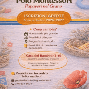 Nuovo Polo Montessori di Papaveri nel Grano a Limbiate (MB)
