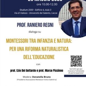 Lecce, 23 maggio 2026: Montessori tra infanzia e natura