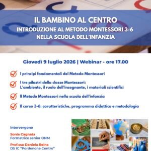 9 luglio 2026: webinar online Il bambino al centro
