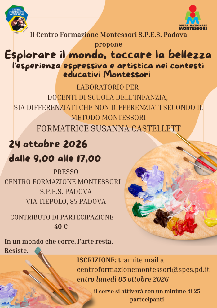 ESPLORARE IL MONDO-TOCCARE LA BELLEZZA