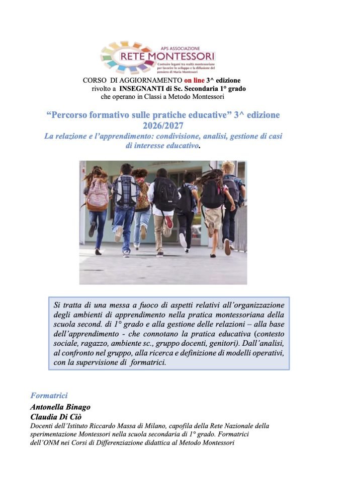 PERCORSO FORMATIVO 11-14 1